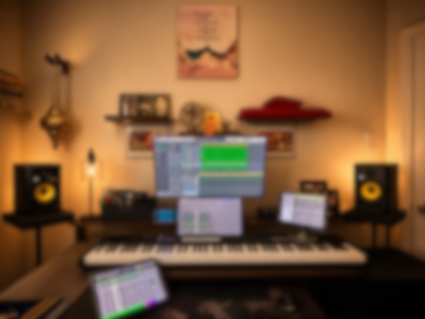 Roshan Patel's music studio